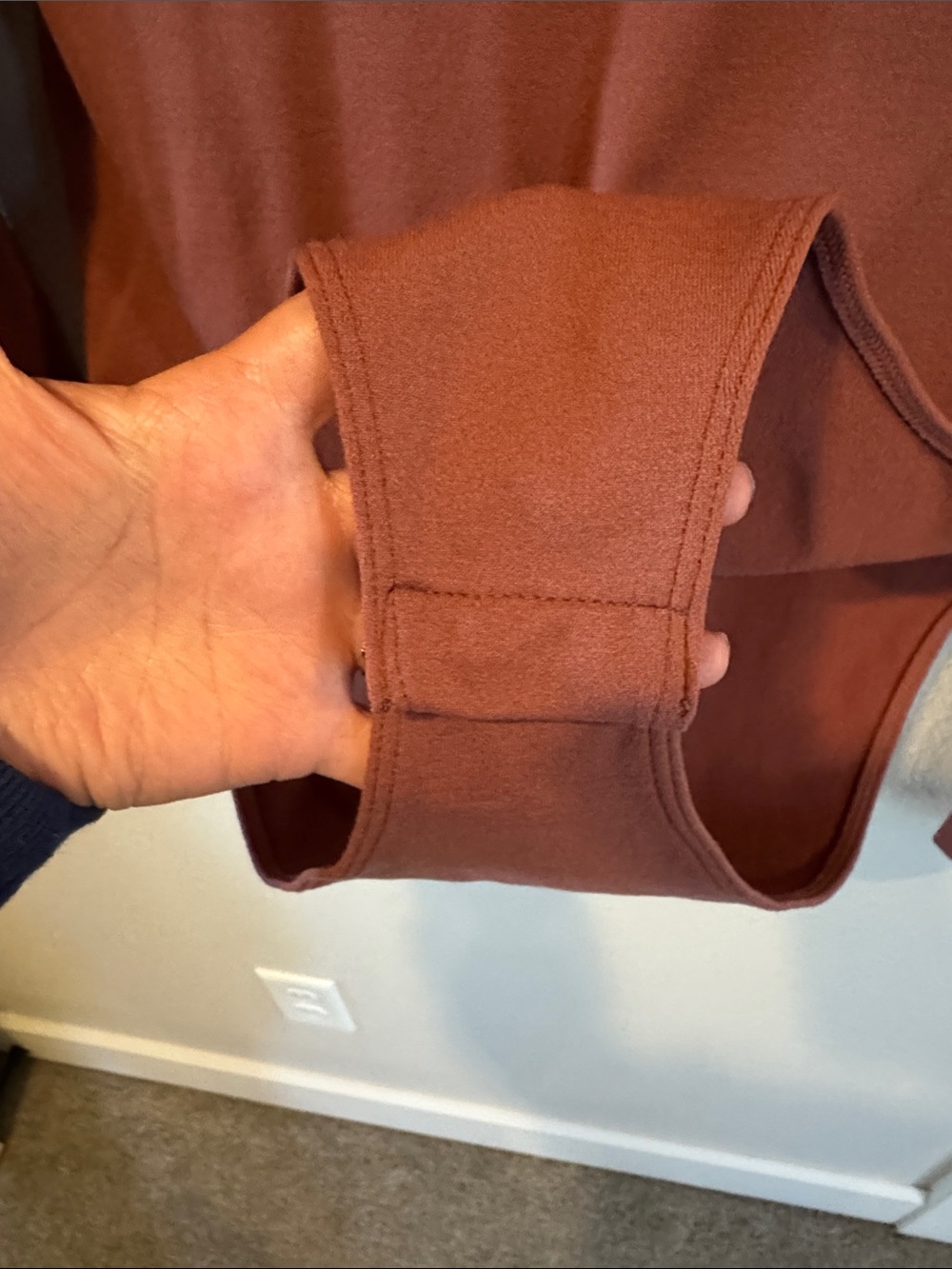a new day Long Sleeve Bodysuit in Dusty Rose - Picture 3 of 4